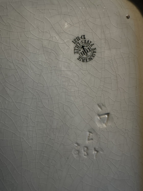 Image 1 of Nécessaire dit de Fumeur- Manufacture De Bruyn Faiencerie Fives Lille vers 1920