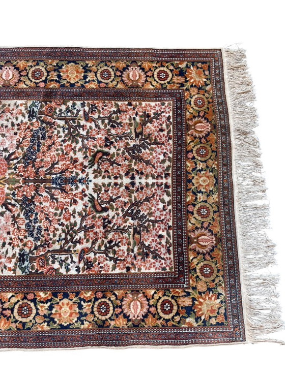 Image 1 of Alfombra persa de seda 135x200cm alfombra colgante