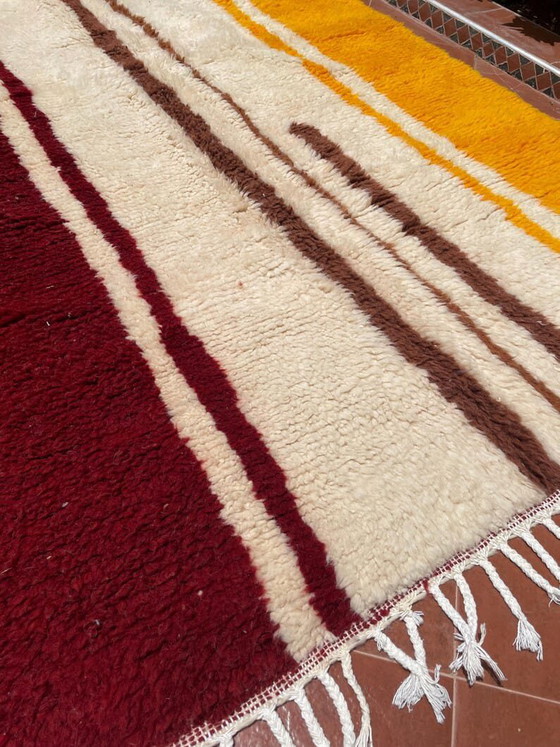 Handwoven natural wool rug with colorful patterns, size 1.5/2.5 m – Aime Té, Rugs & carpets (photo 4 of 7)
