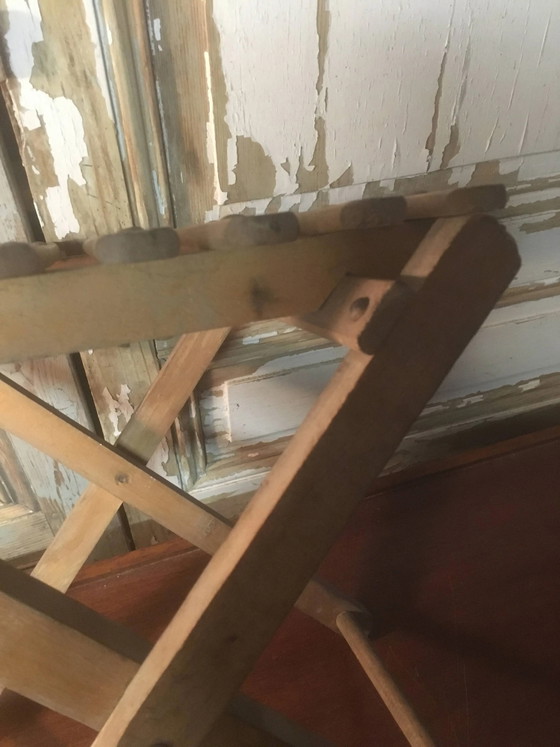 Klapphocker aus den 30er/40er Jahren – Wood, Vintage (photo 12 of 15)