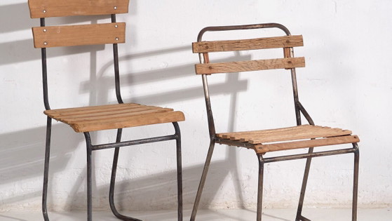 Antieke Tuinstoelen (ca.1920). Set van 2 stuks #1 – Iron, Rustic (photo 3 of 40)