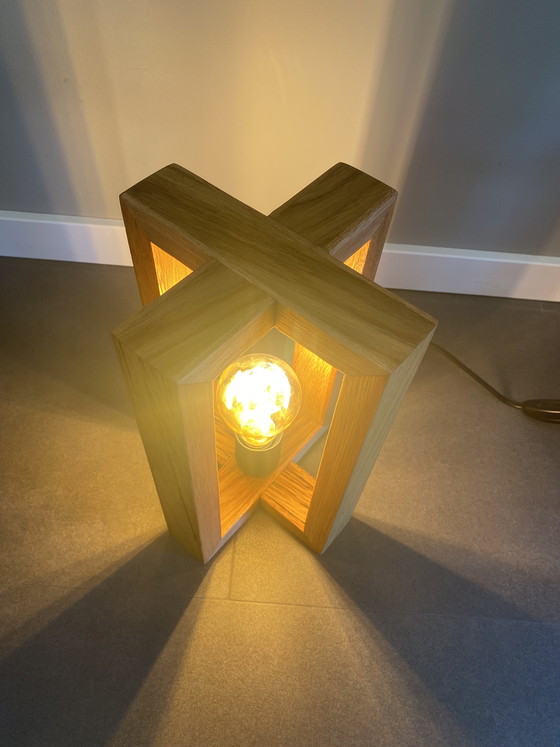 Image 1 of Wooden table lamp
