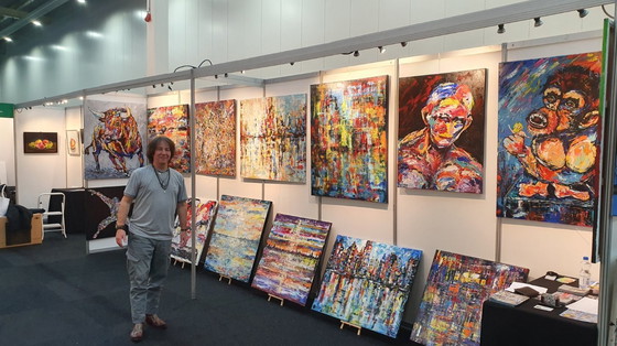 Image 1 of Jovan SRIJEMAC - Summer Colors in 1969 - Toile d'artiste