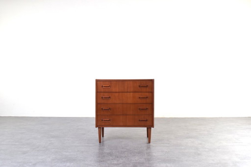 Cómoda danesa de teca de mediados de siglo, década de 1960. – ladekasten, Wood