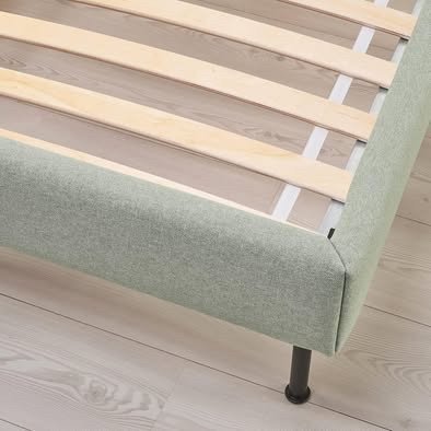 Image 1 of IKEA Gunnared Bed Frame 140 x 200 cm Light Green