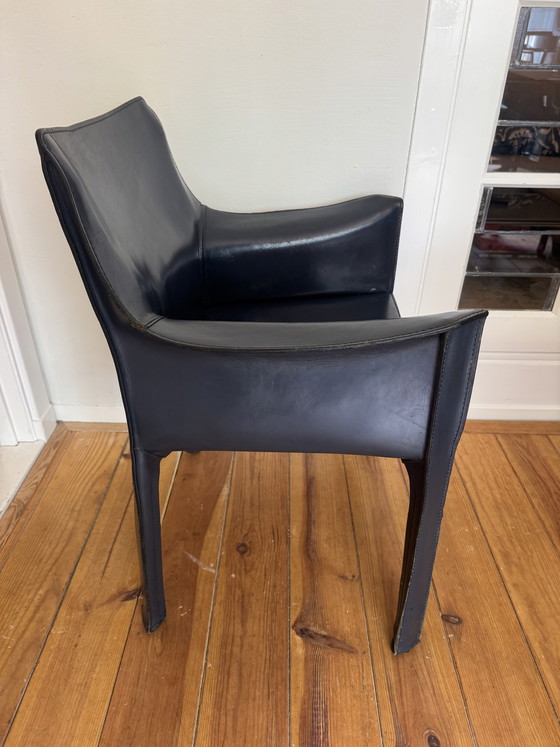 Image 1 of 6x Cassina CAB 413 blu scuro