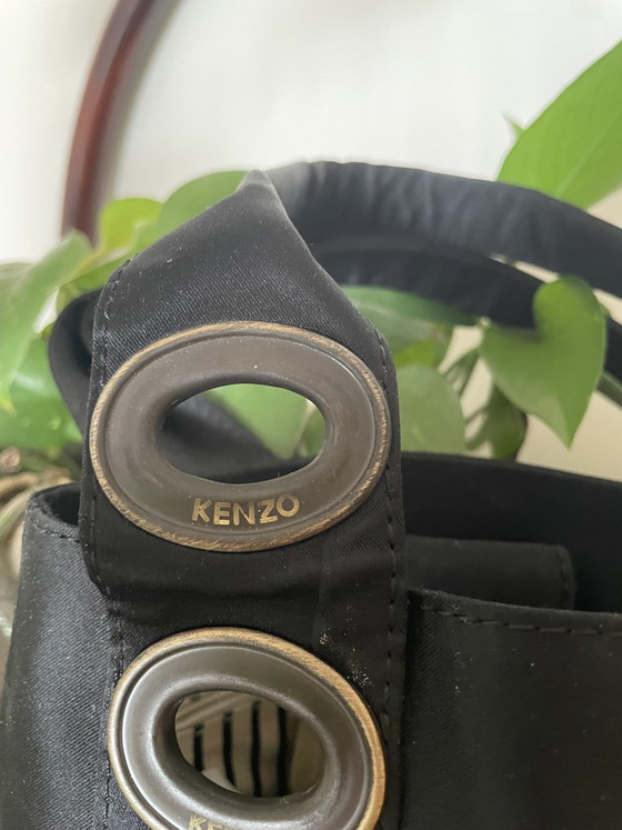 Bolso Kenzo Button – Bolsos cubo, Leather, Textile (photo 4 of 7)