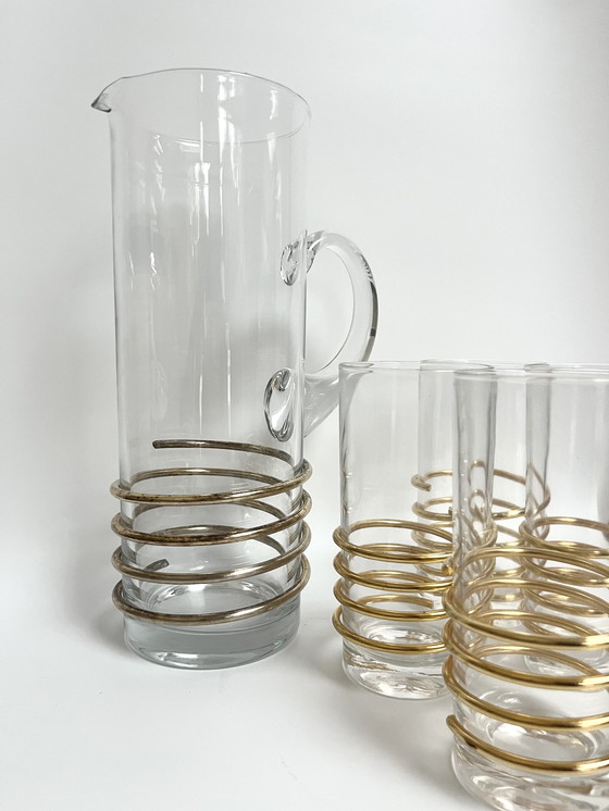Image 1 of French vintage glassware set – Reims, 1960s