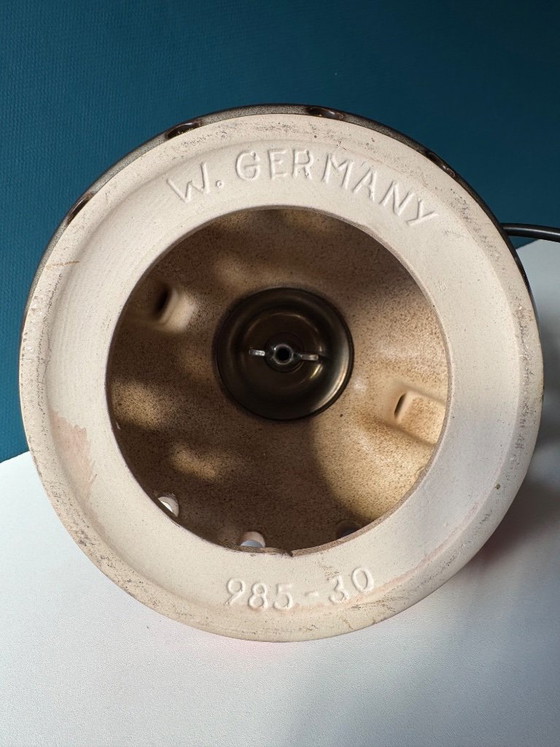 Vintage West Germany lamp – Table lamps, Ceramic, Textile (photo 10 of 11)