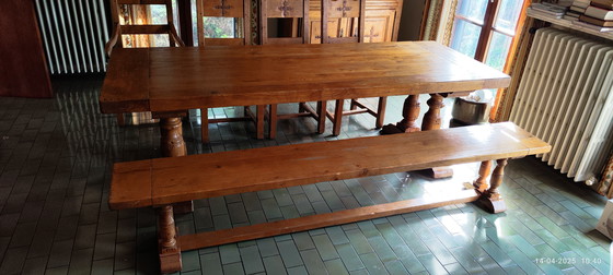 Image 1 of Rustic Solid Dining Room Set