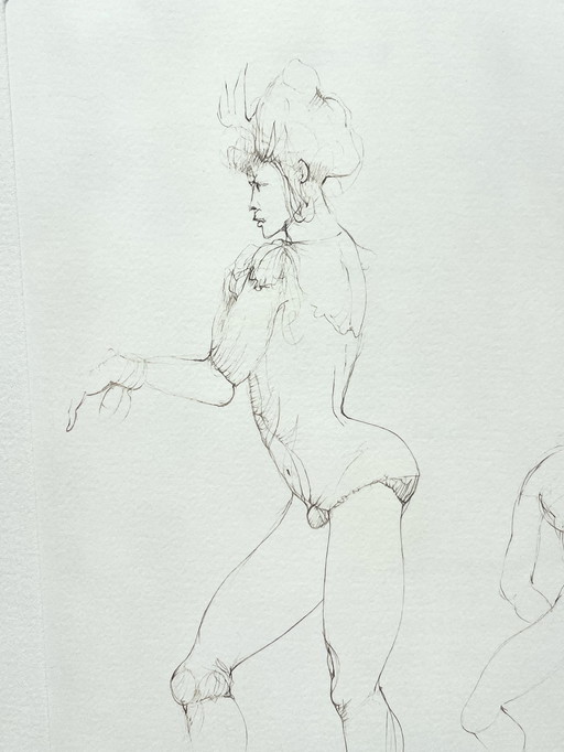 Leonor Fini, Zeldzame litho op Arches papier, Circa 1980