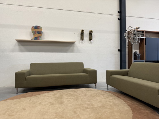 Image 1 of Gelderland 6511 Sofa set 2.5 & 3 Seater Sofa Clay fabric Green