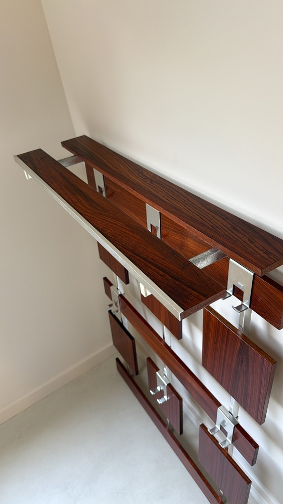 Vintage teak houten kapstok, Kapstokken, Bruin (foto 6 van 6)