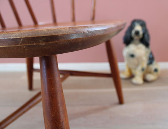 Image 1 of Houten vintage spijlenstoel - Lena Larsson - Nesto. Scandinavisch design stoel