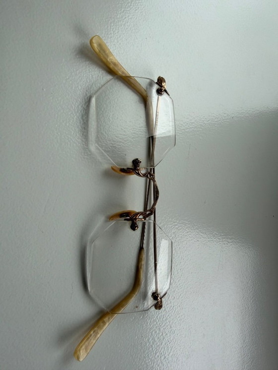 Image 1 of Vintage brilletje. 1/10 12K GF GOLD