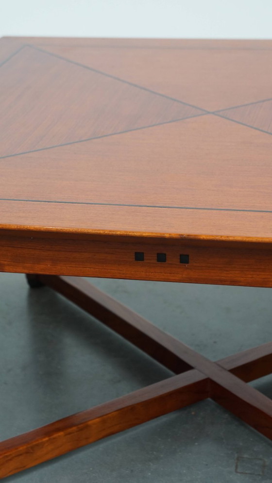 Image 1 of Gut erhaltener Art Deco Schuitema Design Couchtisch mit ausziehbaren Teilen aus der Decoforma Serie