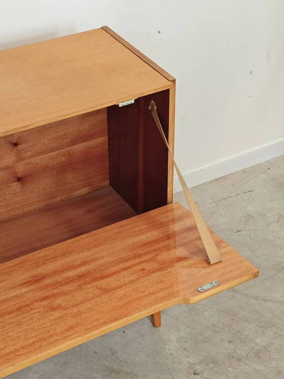 Opbergkist met deksel / minibar van Landsman / Nepozitek 1960 – Opbergkast, Wood, Mid Century Modern (photo 8 of 24)