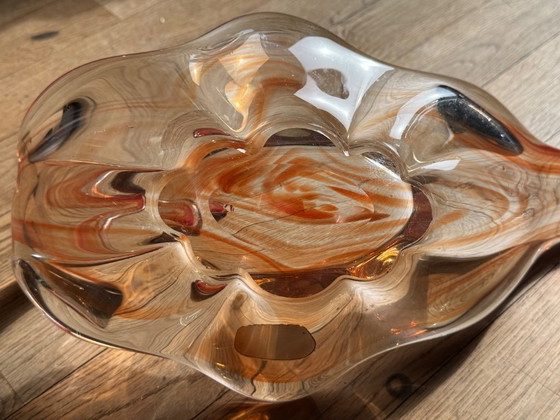 Image 1 of Vintage Lux Glass Austria Centerpiece / Bowl – 1960s