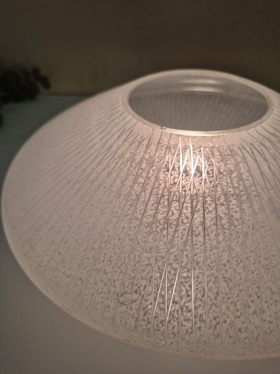 Lampada da tavolo UFO vintage. Stile Space Age anni '70., Lampade da tavolo, Alluminio, Vetro, Argentato (foto 11 di 12)