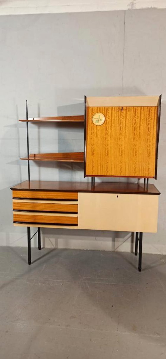 Image 1 of Vintage Italian glossy highboard