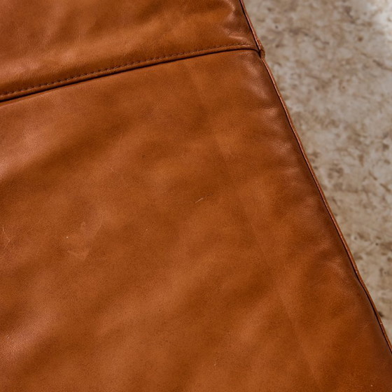 Image 1 of MK11156 Ottoman with leather upholstery