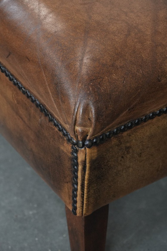 Image 1 of Schapenleren hocker