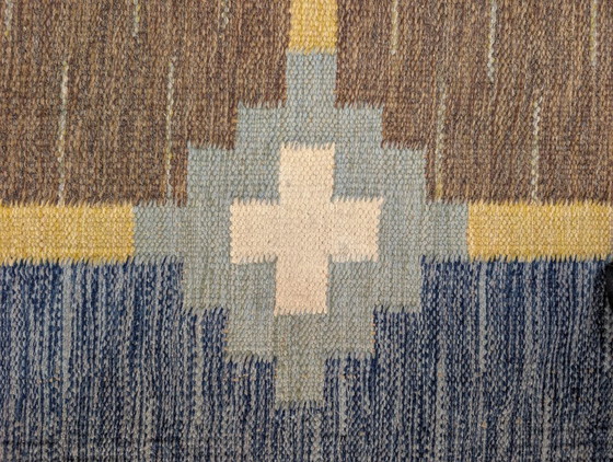 Tappeto Svedese Tradizionale, Sverker Greuholm, Anni '60 – Tappeti, Wool (photo 6 of 10)