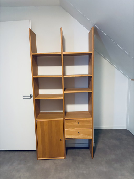 beautiful beech shelf cabinet