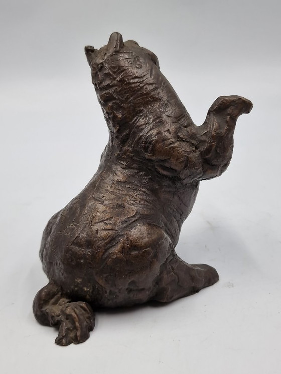 Image 1 of Kleine Bronzeskulptur eines Pferdes, Arthur Spronken?