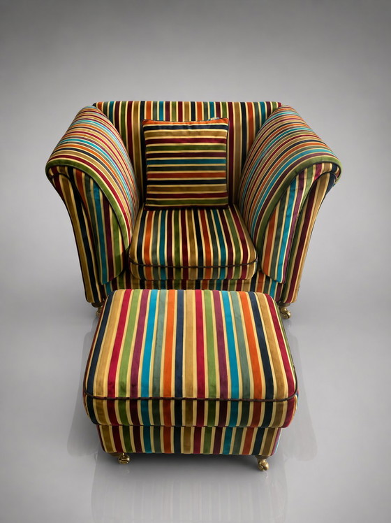 Image 1 of Etro Italia Armchair & Hocker