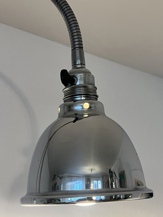 Originele Bauhaus-stijl vloerlamp, jaren 30 (Christian Dell) – Vloerlampen, Chrome, Metal (photo 8 of 11)