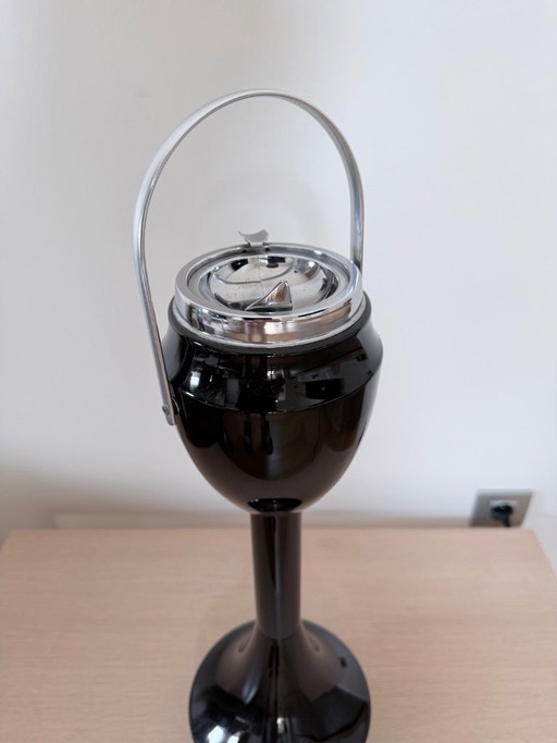 Original Caimi Brevetti Dondolino Space Age Aschenbecher 1950 - 1960 – decoratieve objecten, rvs, Metal