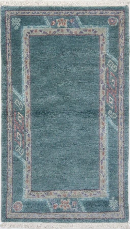 Modern designer Nepal rug 161 x 94 cm