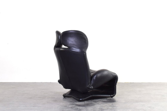 Wink leren stoel van Toshiyuki Kita voor Cassina, jaren 80. – Fauteuils, Plastic, Leather (photo 7 of 18)