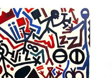 Image 1 of Penck, A.R. - Die Zukunft des Emigranten 2 - Collection of Contemporary Art