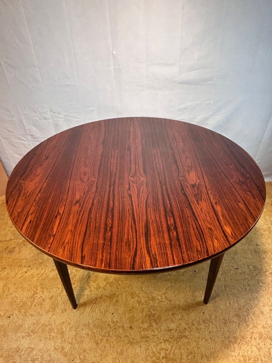 Image 1 of Mid-Century Danish Rosewood Extending Dining Table by Niels Otto Møller for J.L. Møllers Møbelfabrik 1960 exceptional example