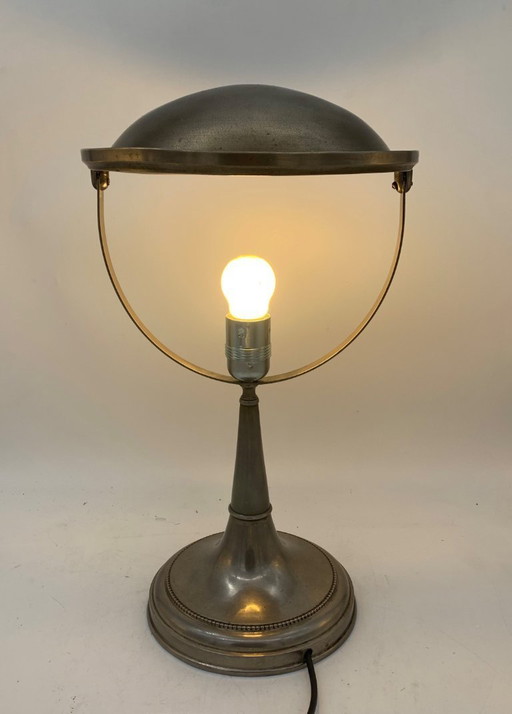 1930s metal table lamp