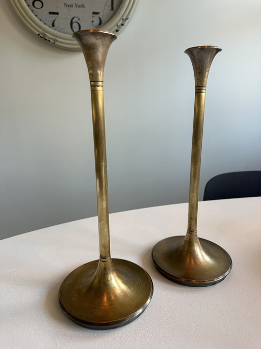 Brass candlesticks Villeroy and Boch