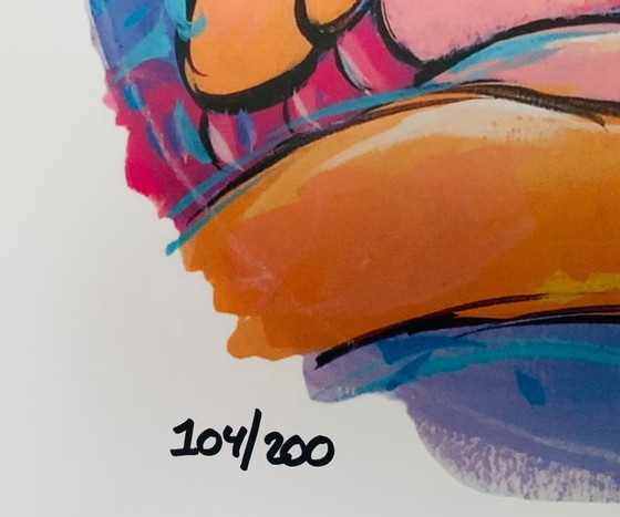 Image 1 of Handsigniert und nummeriert von Eric Robison: "Pooh and Piglet". Limitiert auf eine Auflage von 200 Stück, hier Nr. 104/200.