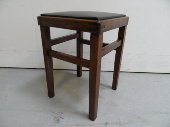 Image 1 of Vintage houten kruk