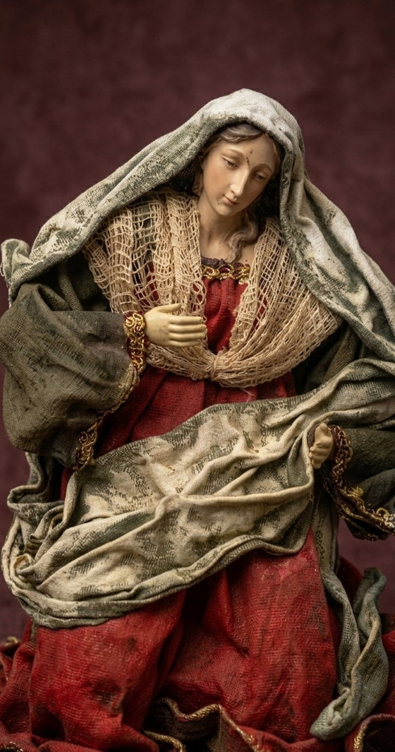 Ancient Sicilian Style Nativity Scene – Decorative Objects, Textile, Paper (photo 5 of 10)