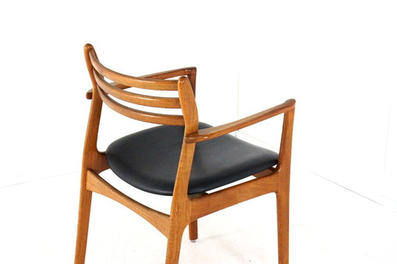 Image 1 of Ensemble de 5 + 1 chaises vintage danoises