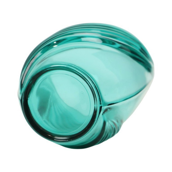 Image 1 of Vintage Turquoise Vase Luminarc