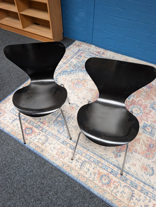 2x Butterfly chairs, Fritz Hansen, 1970s