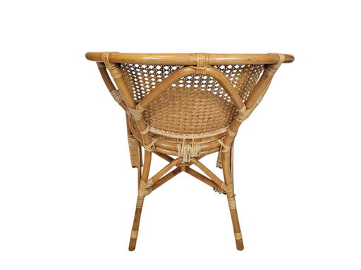 Sedia vintage intrecciata