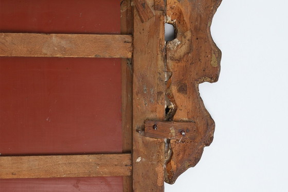 Image 1 of Italian Renaissance–Baroque Carved Wood Mirror, 17th Century