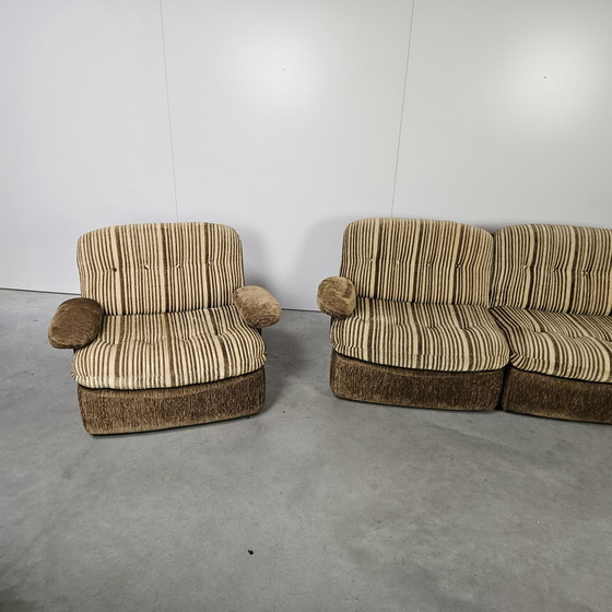 Image 1 of Vintage modulaire bank, 4 delig