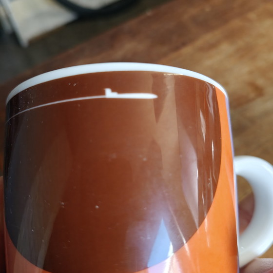 Image 1 of Juego de 2 tazas Kahla Germany – estilo posmoderno/Memphis