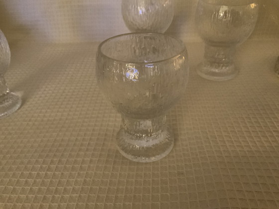 Image 1 of Iittala Kekkerit schaal en glazen, ontworpen door Timo Sarpaneva