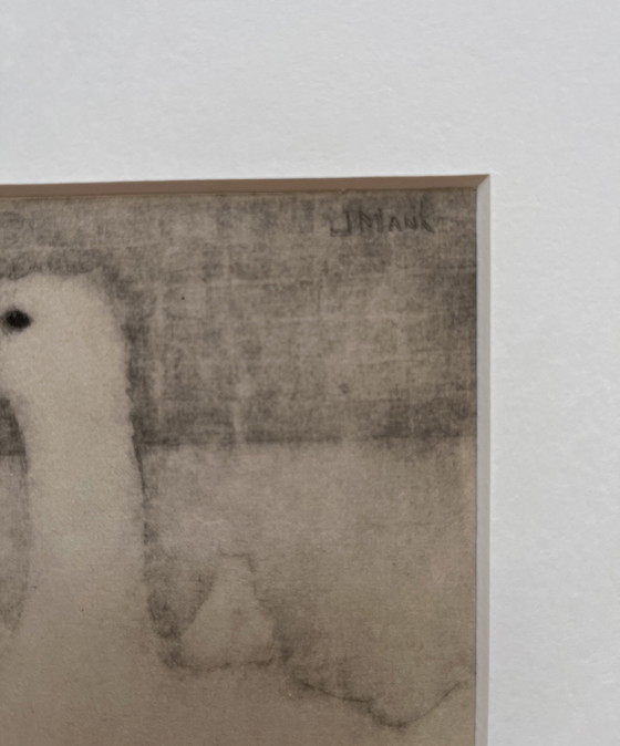Image 1 of Jan Mankes 1889-1920 / Heliogravure 2 Geese 1923